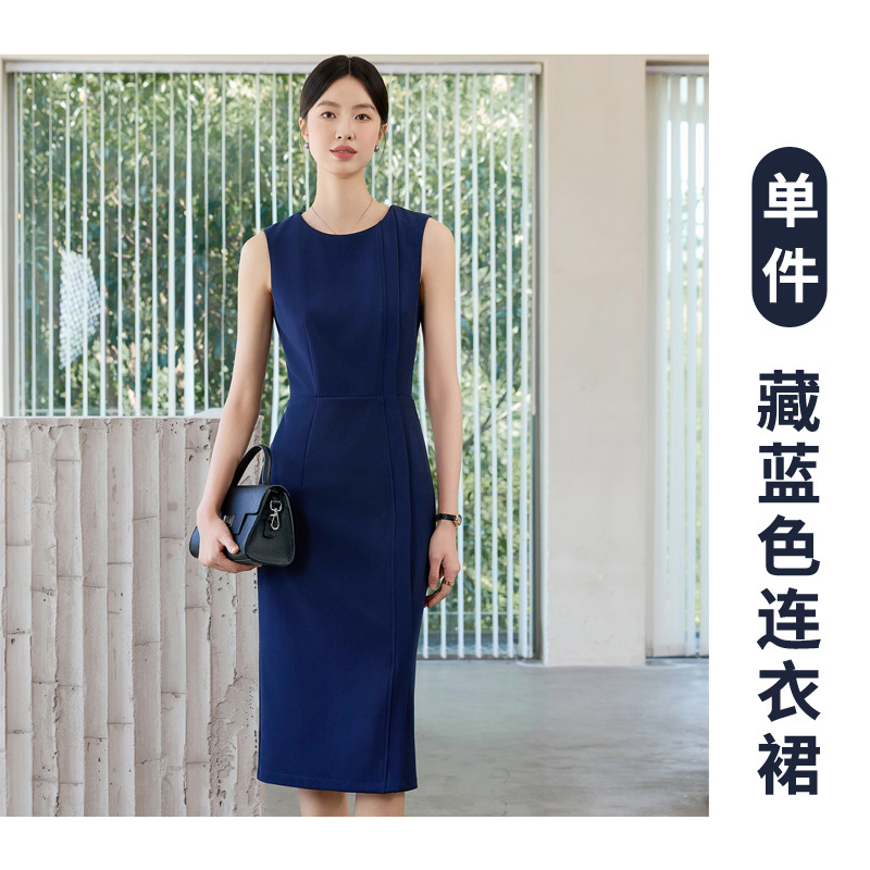 902 navy blue dress