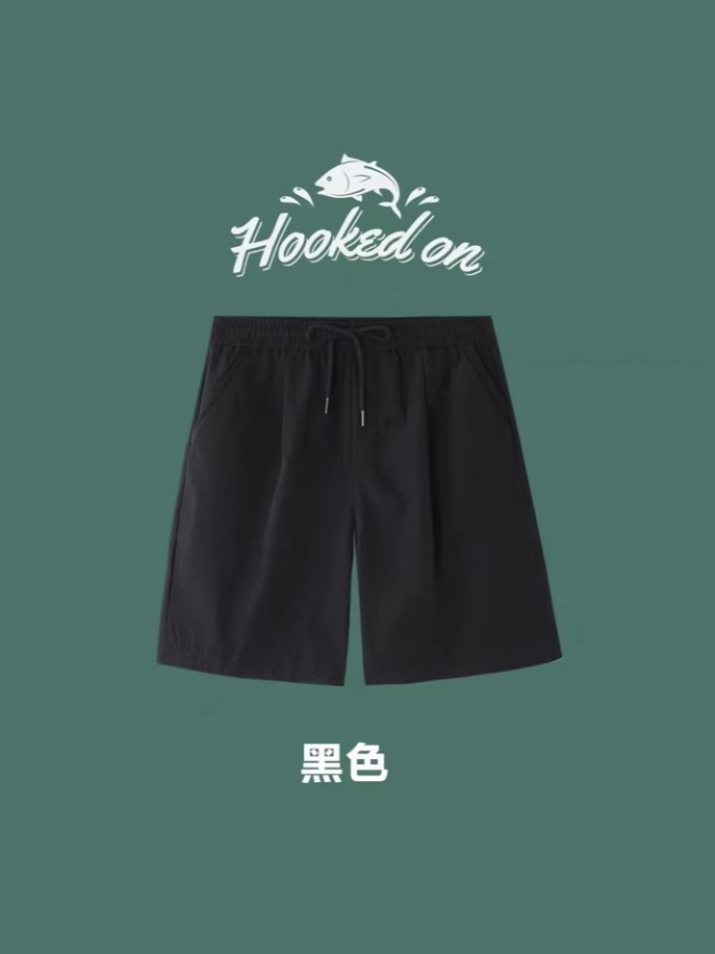 Summer Thin Ice Silk Loose Shorts Casual Beach Elastic Running Fitness Sports Pants Men's Versatile Shorts