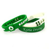 NBA Star No. 11 Irving Signature Green and White Silicon Platform Ring Ring Celtic Team Termonable wristband three -piece