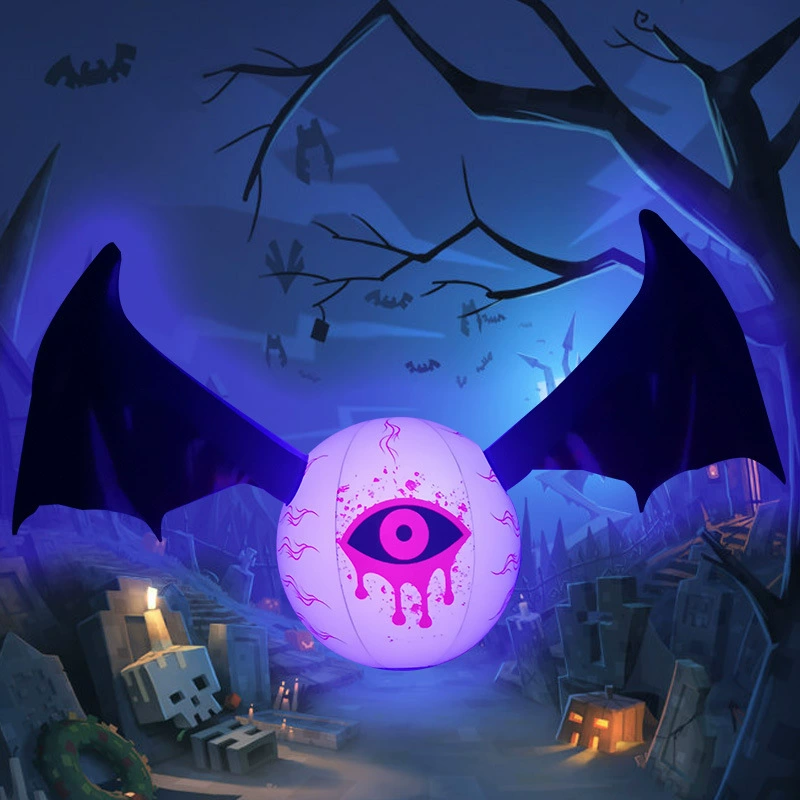 Надувные Глазные яблоки Хэллоуин Ужас Украшения Праздничные украшения Паук Белый призрак Надувные Глазные яблоки