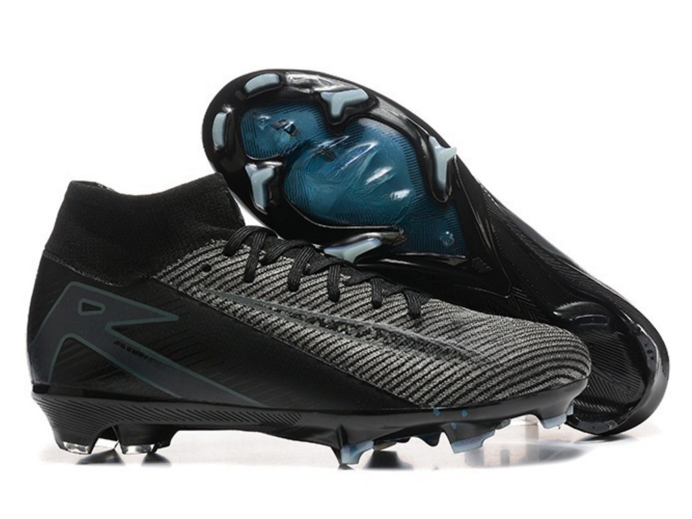 Comercio exterior nuevo Assassin 16 zapatos de fútbol competencia profesional zapatos de alta altura construidos totalmente cojín impermeable de punto zapatos de fútbol FG