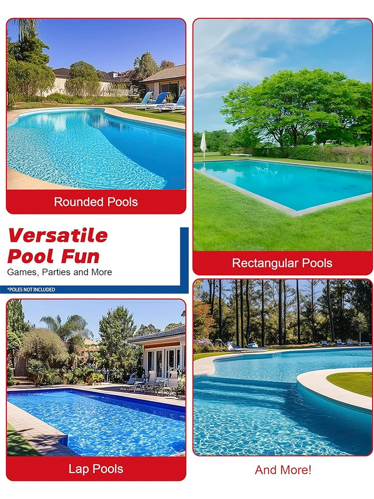 Water volleyball adjustable swimming pool, 4.5meter, 0.9meter, 9.5meter, 0.9meter