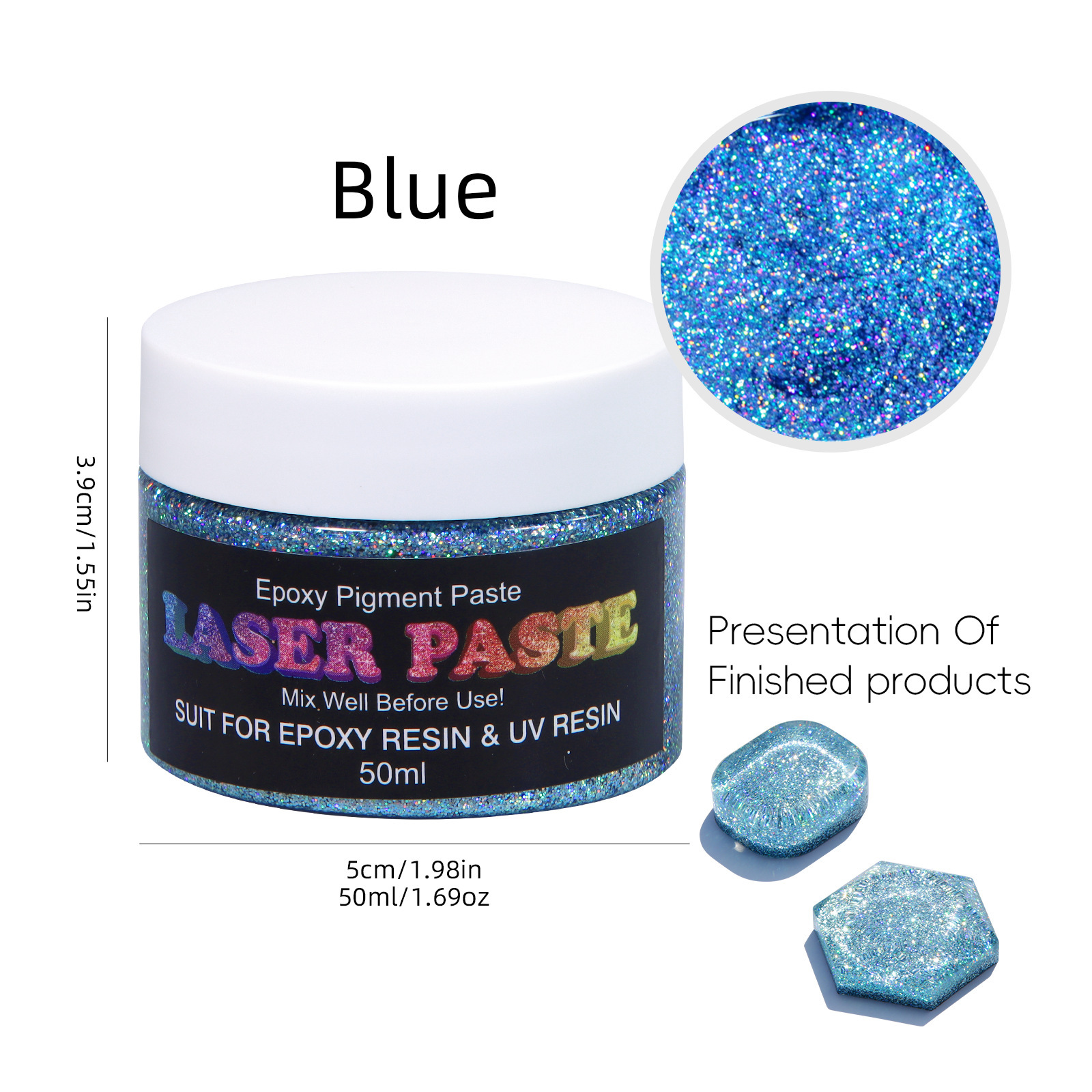 레이저 컬러 페이스트-블루