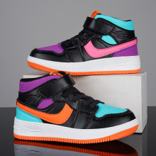 AJ童鞋男童鞋子春秋季2025新款男童运动鞋儿童高帮板鞋冬季棉鞋aj