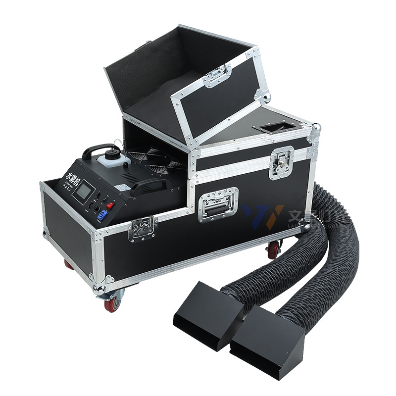 Wenjing 3000W de alta potencia rendimiento de la etapa de la escuela máquina de niebla de agua ambiente de auditorio de boda efecto especial máquina de humo de hielo seco