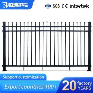 Zinc Steel Anti-Climb Fence  Protective Isolation Railing