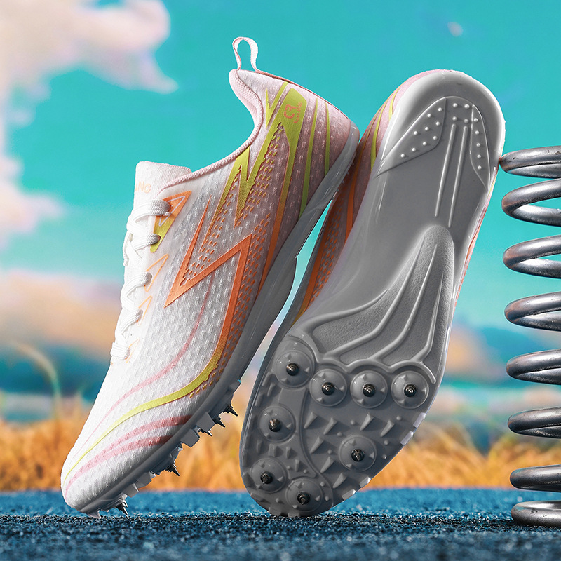 Zapatos de atletismo transfronterizos, zapatos de carrera deportivos profesionales, zapatos de entrenamiento para hombres y mujeres, prueba física de salto de distancia, sprint