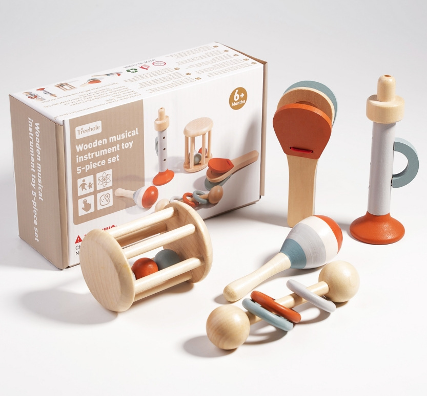 SD-Juego de 5 sonajeros