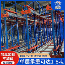 穿梭式立体仓库货架智能仓储穿梭车工厂大型横梁式储物架重型货架