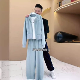 时尚休闲套装;女式卫衣;大码休闲套装
