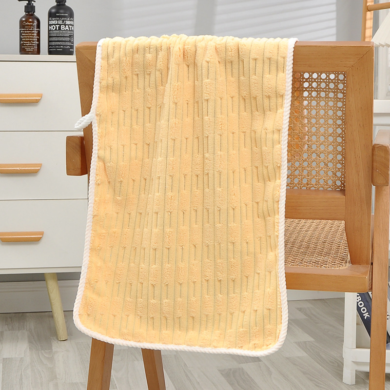 Coral Fleece Face Towel Highly Absorbent Quick Drying Soft Towel_voghion.com