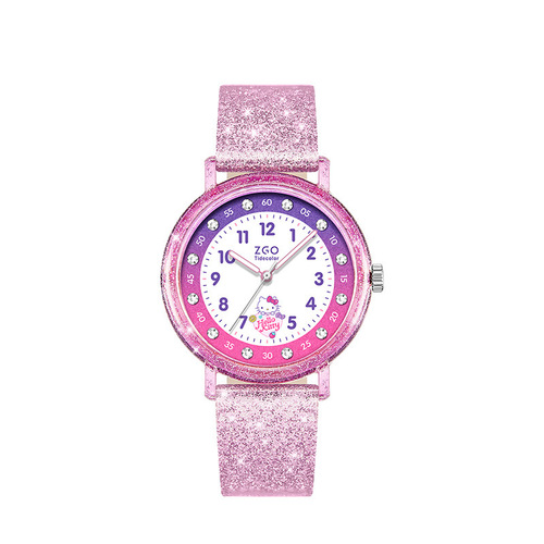 ZGO正港三丽鸥手表女孩初高中学生防水凯蒂猫石英表