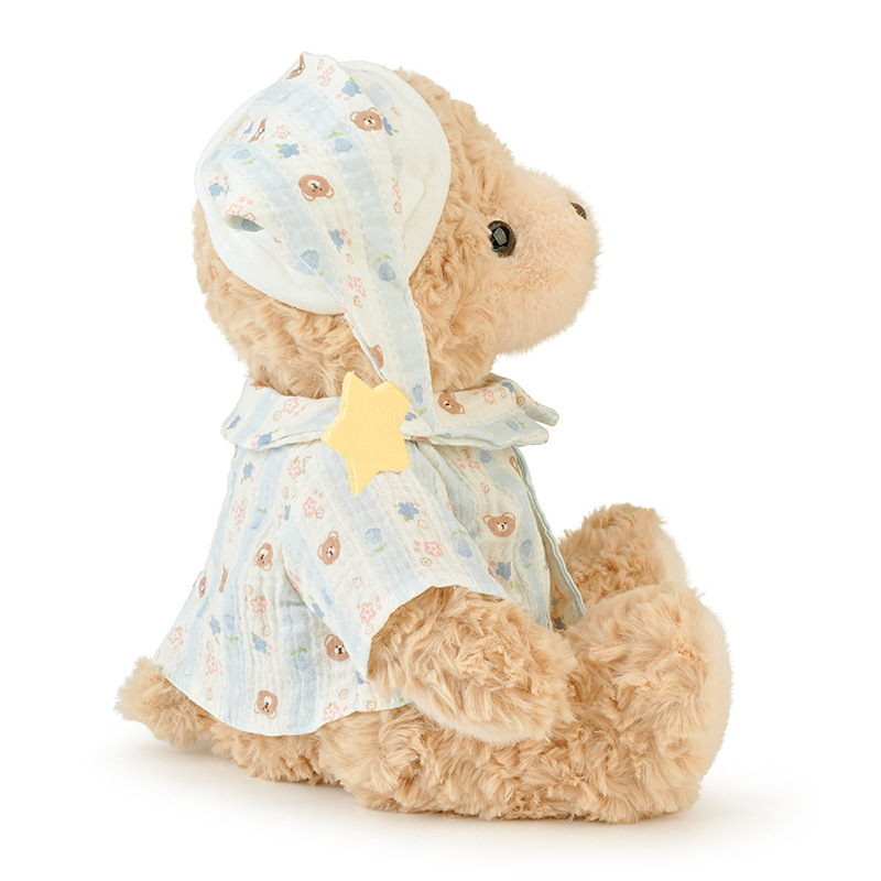 Mia transfronteriza oso muñeca juguete de peluche lindo compañero pacificador muñeca pijama oso muñeca creativa para dar a las chicas