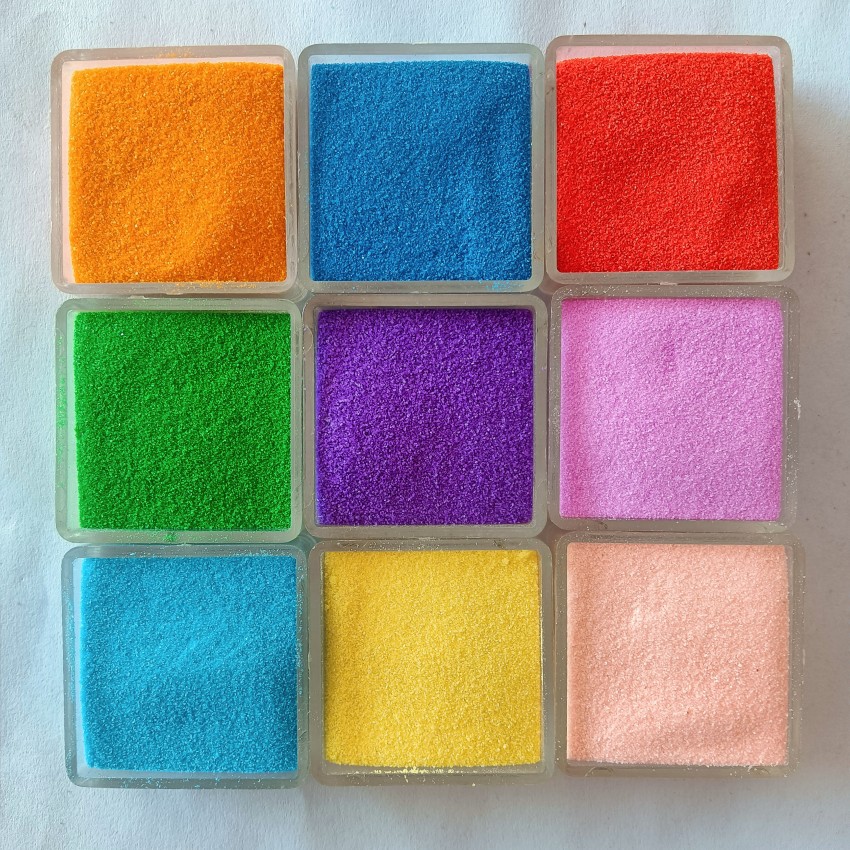 供应彩砂 染色彩砂 彩色砂子 微景观装饰砂瓶画彩砂