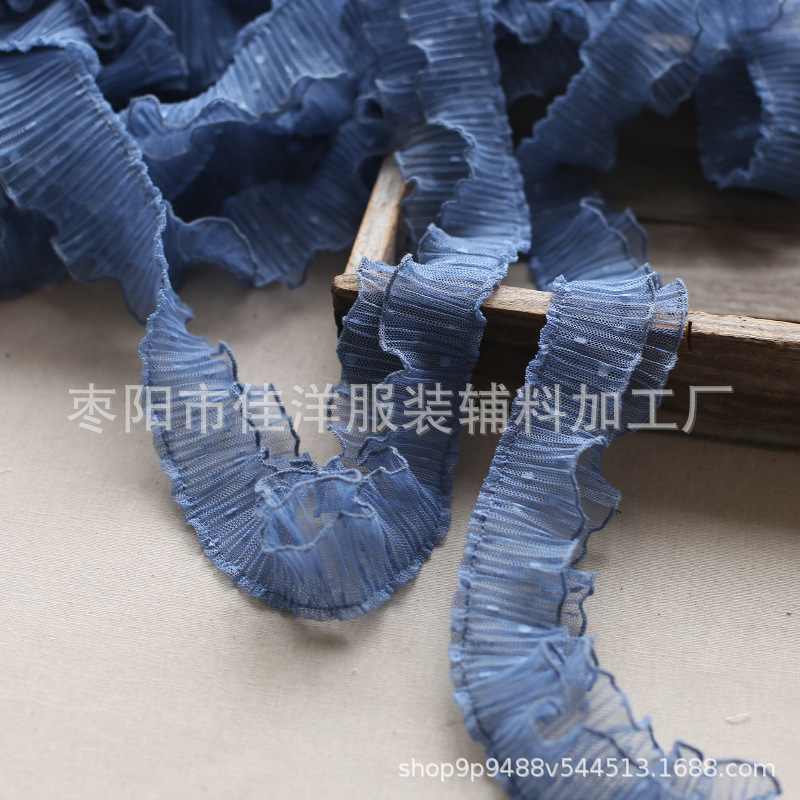 Accesorios de oreja de madera de doble capa color de encaje al por mayor accesorios de encaje de muñeca Lolita Nuevo