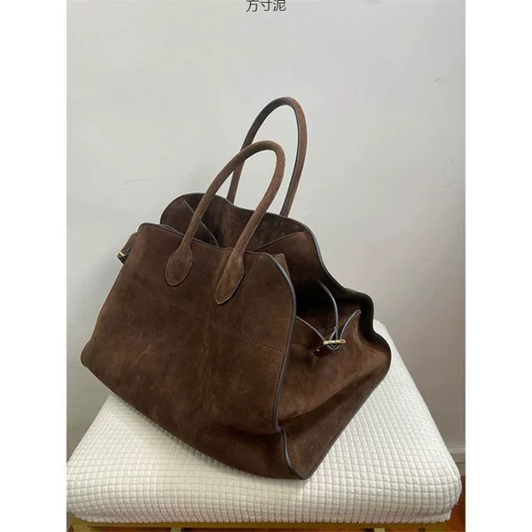 Niche Handbag for Women 2026 New Autumn and Winter High-Quality Large-Capacity Commuter Retro Frosted Tote Bag for Women