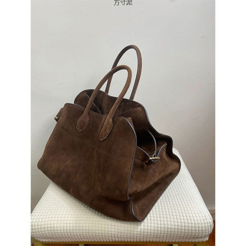 Niche Handbag for Women 2026 New Autumn and Winter High-Quality Large-Capacity Commuter Retro Frosted Tote Bag for Women
