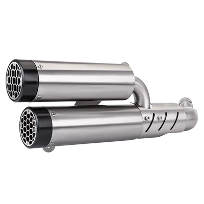 double-out middle and tail | Motorcycle exhaust pipe