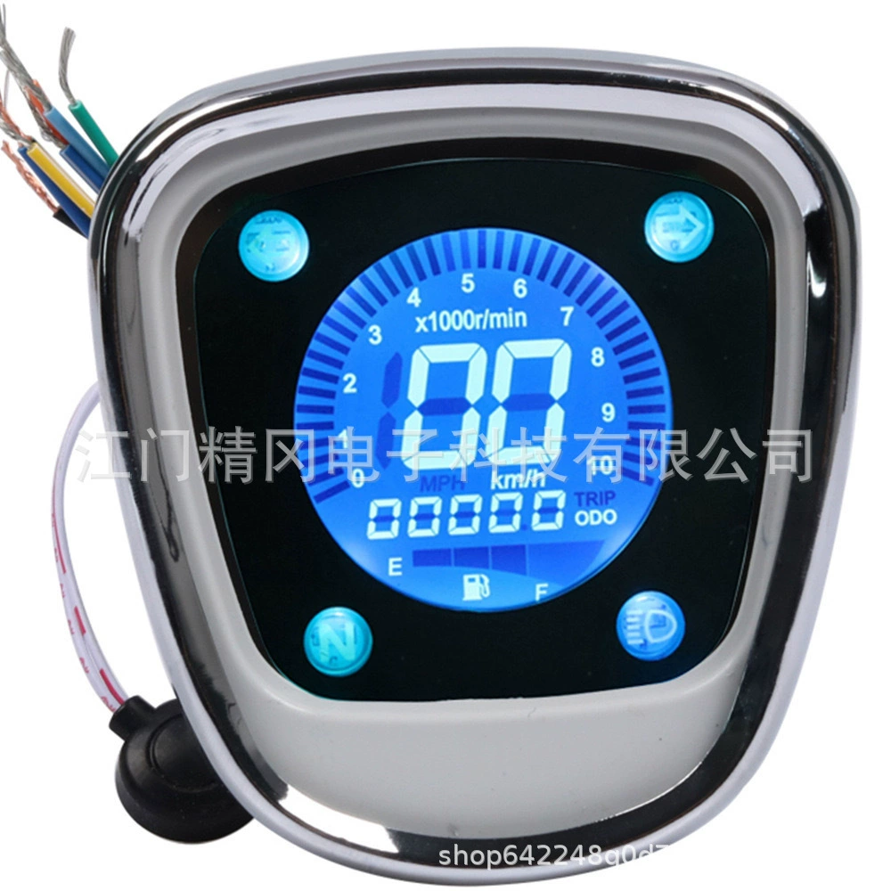 Доработанная мотоциклом Таблица К70 ЛКД цифровая обозначила тип 7 переключение цвета корабля