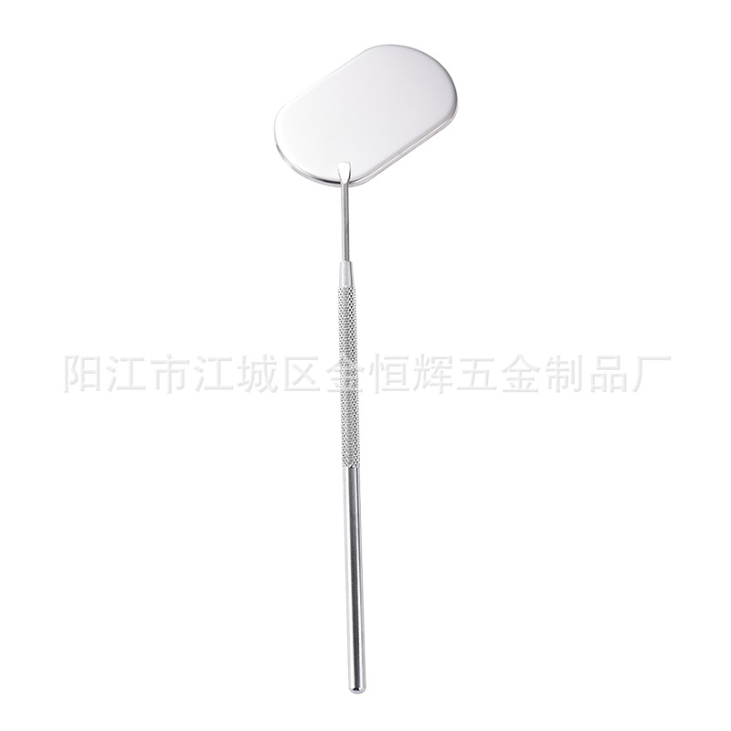 Espejo de maquillaje de acero inoxidable ceja cheque cuadrado espejo color anti-niebla belleza herramienta auxiliar pestañas espejo al por mayor