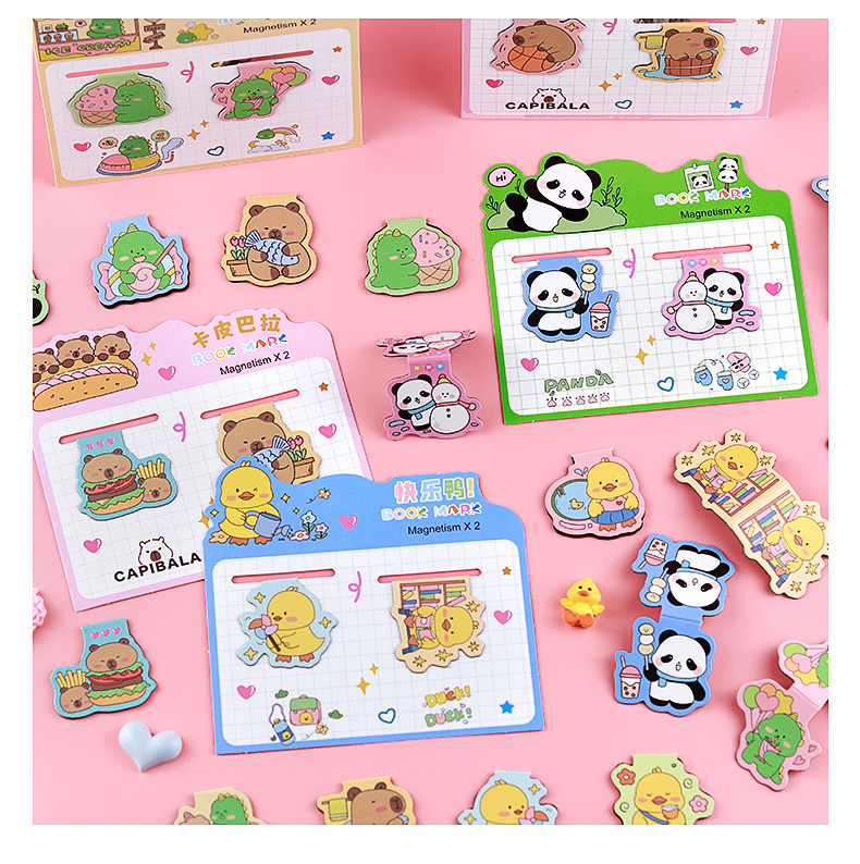 卡通动物磁性书签_12