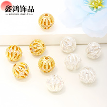 ��ɫ14k����΢��ʯ�A�����ɢ��diy��������Ʒ��������U����