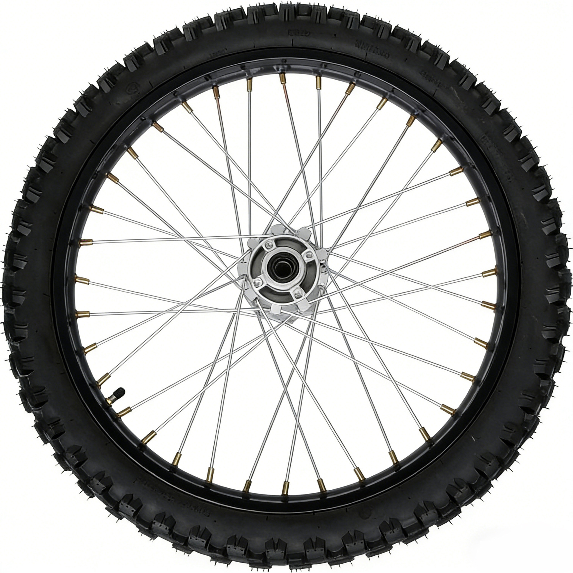 Cqr Off-Road Motorcycle Front Wheel 80/100-19 Rear Wheel 110/90-16 Wheel Hub Wheel Rim Large Tooth Tire Assembly