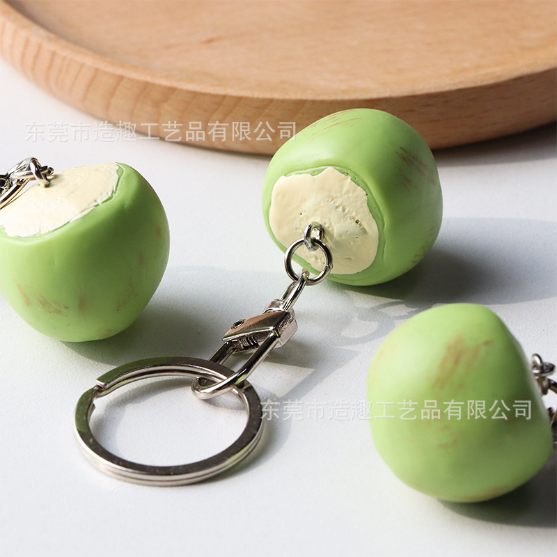 Simulated Coconut Keychain Hainan Coconut Cultural and Creative Pendant Simulated Food Bag Pendant Car Key Pendant Simulated Coconut Keychain Hainan Coconut Cultural and Creative Pendant Simulated Food Bag Pendant Car Key Pendant