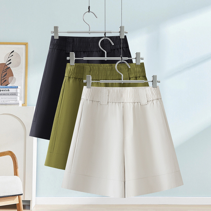 Comfortable Casual Women's Summer Thin Shorts 2026 New High-Waisted Slimming Loose Casual Wide-Leg Shorts