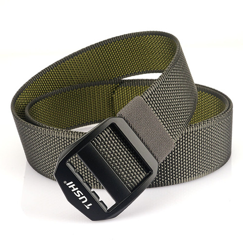 TUSHI tactical nylon Japanese buckle canvas belt outdoor leisure multi-functional belt fabric belt manufacturer
