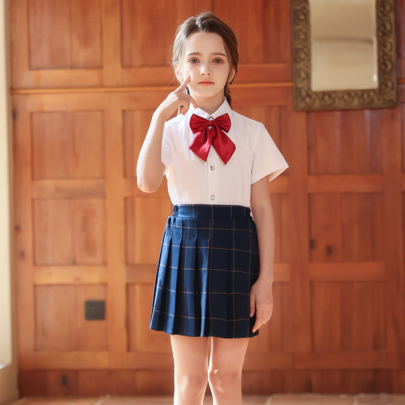 Traje de actuación para niños Traje de correa para niños y niñas Traje de actuación de anfitrión de escuela primaria Traje de jardín de infantes Vestido de coro