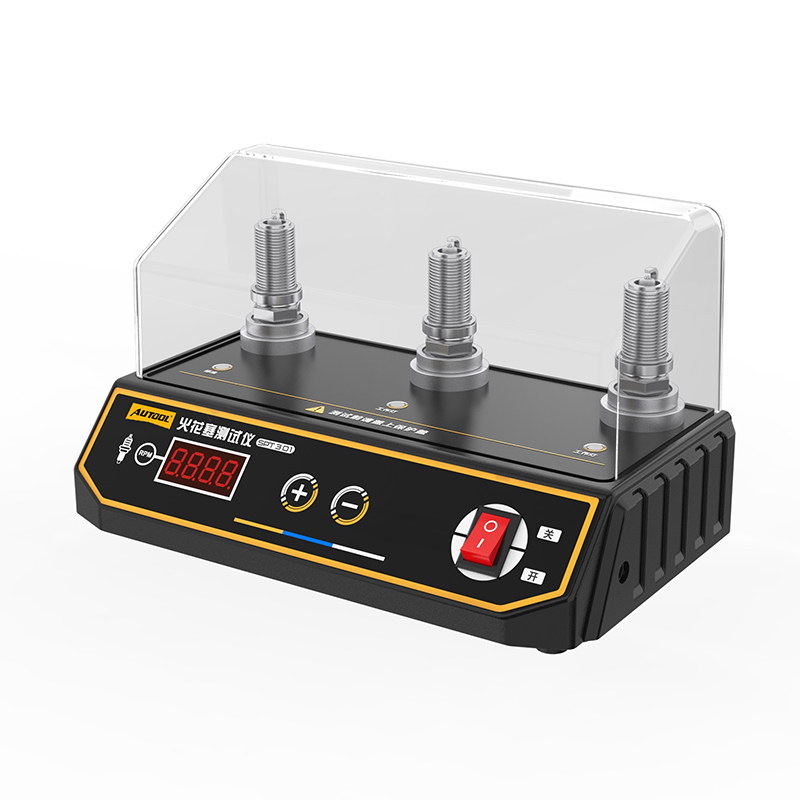 Probador de bujías Autool SPT301 de tres orificios, simulador de alta tensión, instrumento de prueba de velocidad de 12V, compra al por mayor