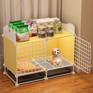 Pet Fence Indoor Puppy Fence Free Splice Assembly Kennel One Room One Guard Small Medium and Large Dog Cage