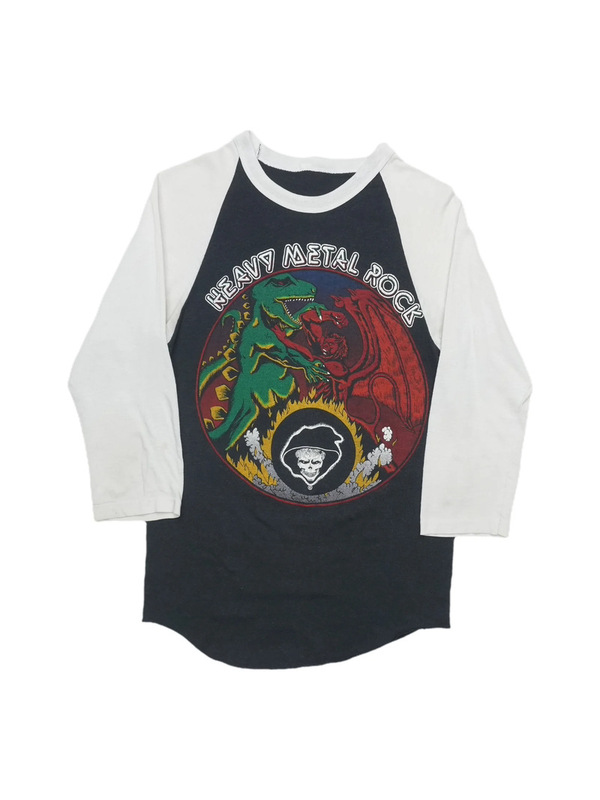 Black Sabbath heavy metal rock band skull dark retro raglan long sleeve T-shirt