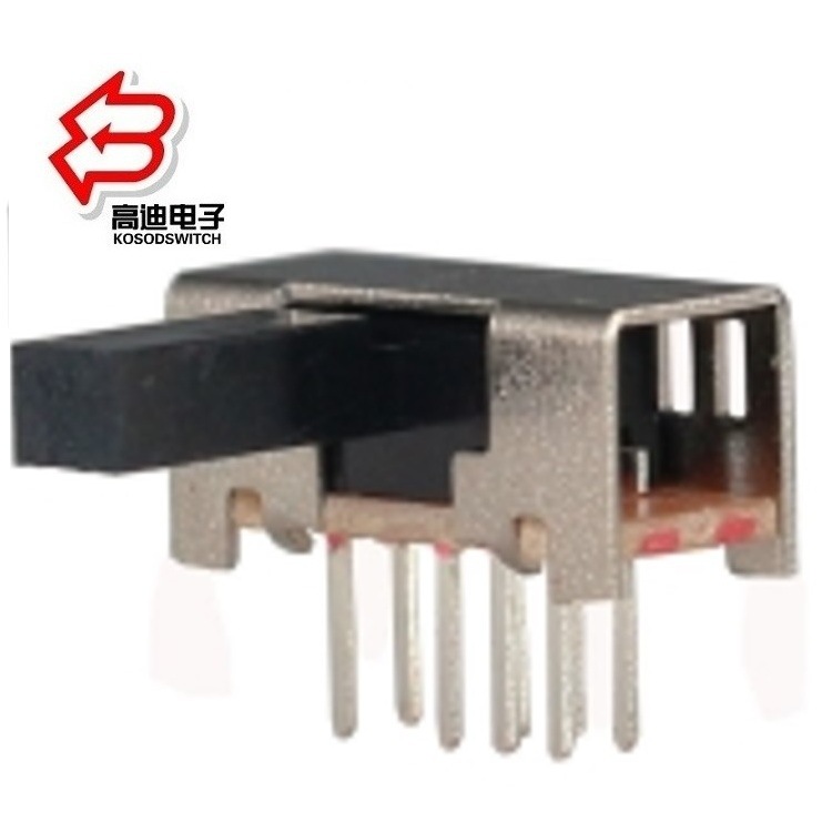 热销3档拨动开关六脚 三位滑动开关6脚  3位拨码开关行程2MM