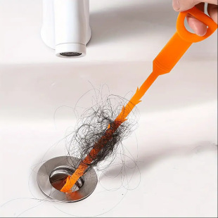 Smiling face pipe dredging hook household sink cleaning hook toilet dredging hook sewer pipe dredging artifact wholesale