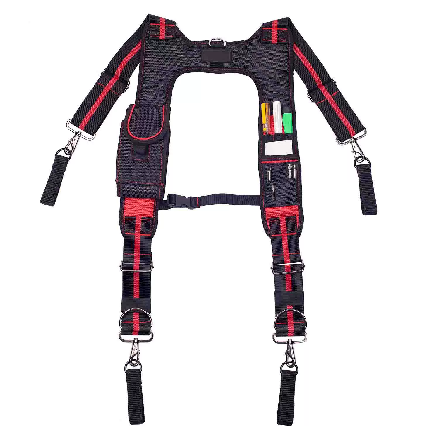跨境直供 H型多功能带磁铁工具套装工装背带 Tool Belt uspenders
