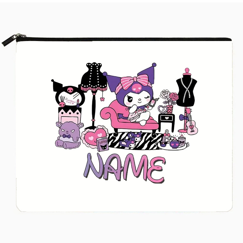 Transfronterizo de Amazon, Sanrio Coolomy Pacha bolsa de lavado de perro lona portátil de doble cara impresión viaje
