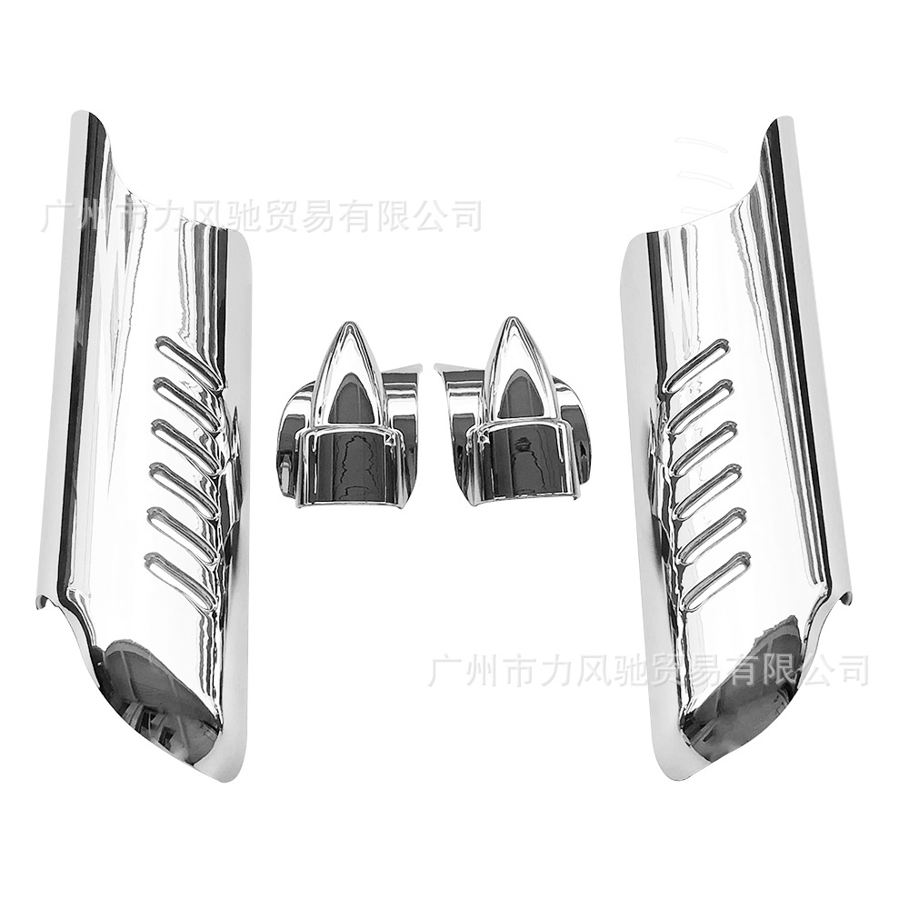 Adecuado para la cubierta de amortiguación de luz doble Harley Road King Great Glide 00-13 cubierta de amortiguación frontal modificada cubierta decorativa de amortiguación