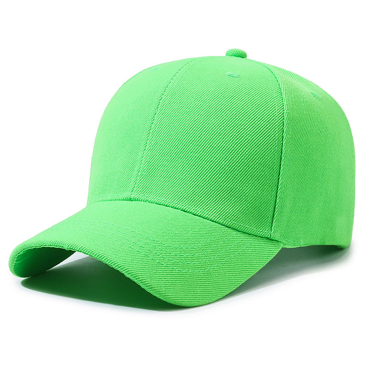 Sombrero de placa de impresión personalizada gorra de béisbol para adultos gorra de trabajo gorra de trabajo gorra de visera de color sólido logo bordado