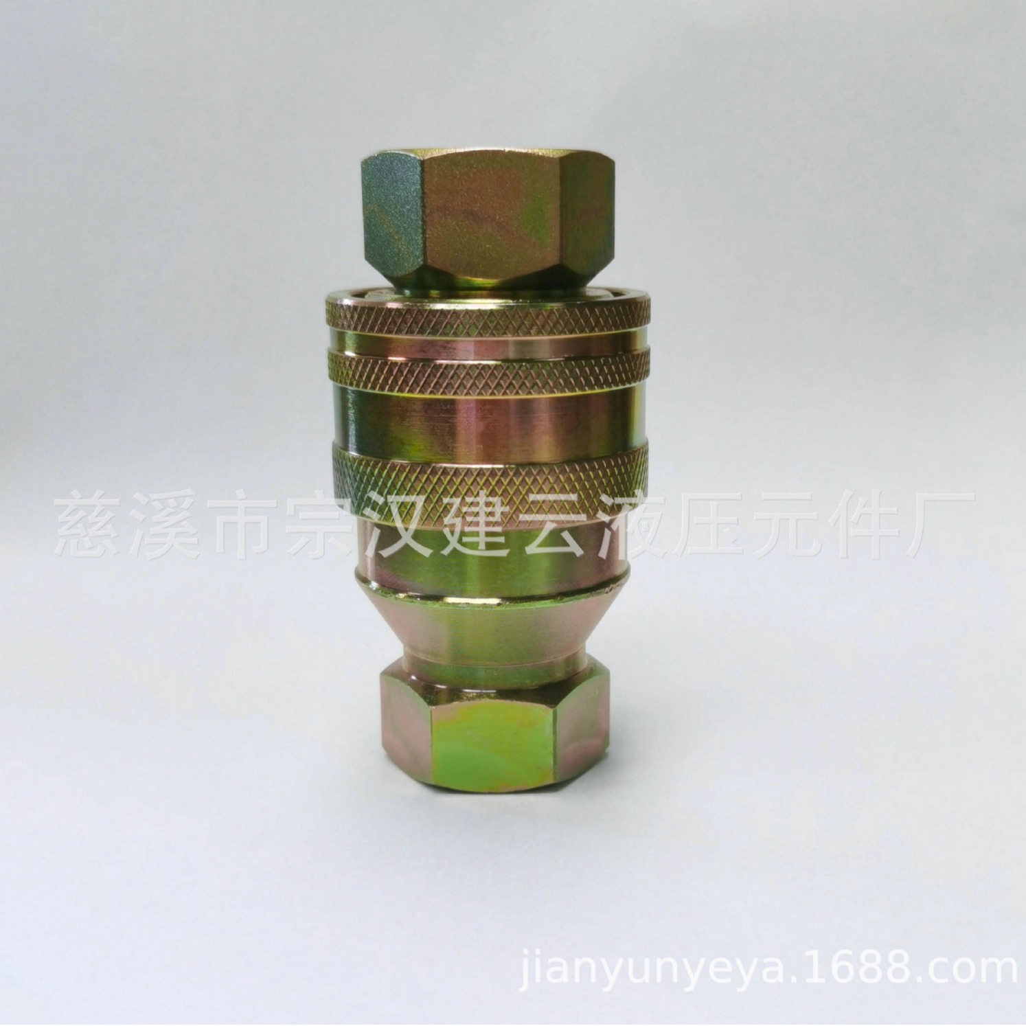 钢球式NPT1/2 液压快速接头