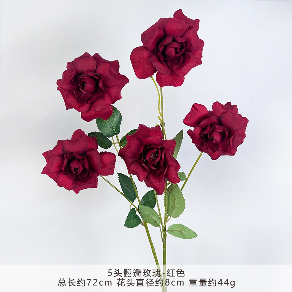 Mj-5 head flip rose - red