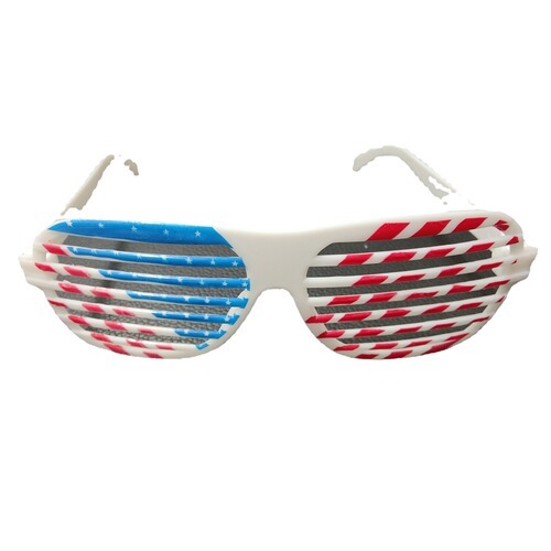 American Flag Blinds Glasses Independence Day Theme Party Photo Glasses Funny Glasses Wholesale Customization