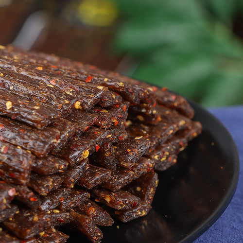 Olesu Lamb Kebabs Spicy Strips Spicy Chips Soy Products Vegetarian 8090 Nostalgic Snacks 50 Bags/ Medium Pack