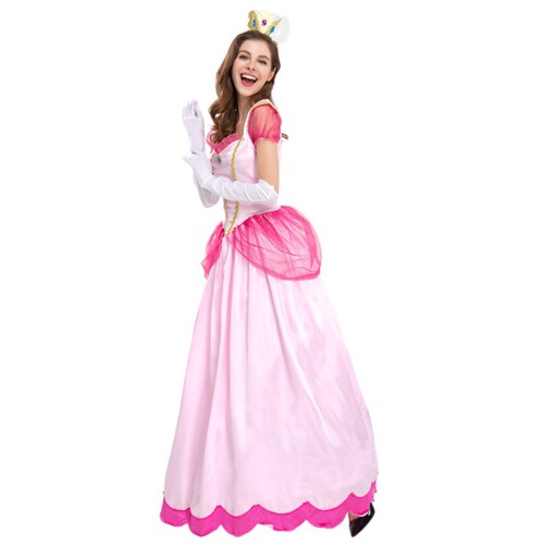 2024 New Mary Poppins Princess Dress Court Party Queen Costume Pink Peach Blossom Princess Performance Costume
