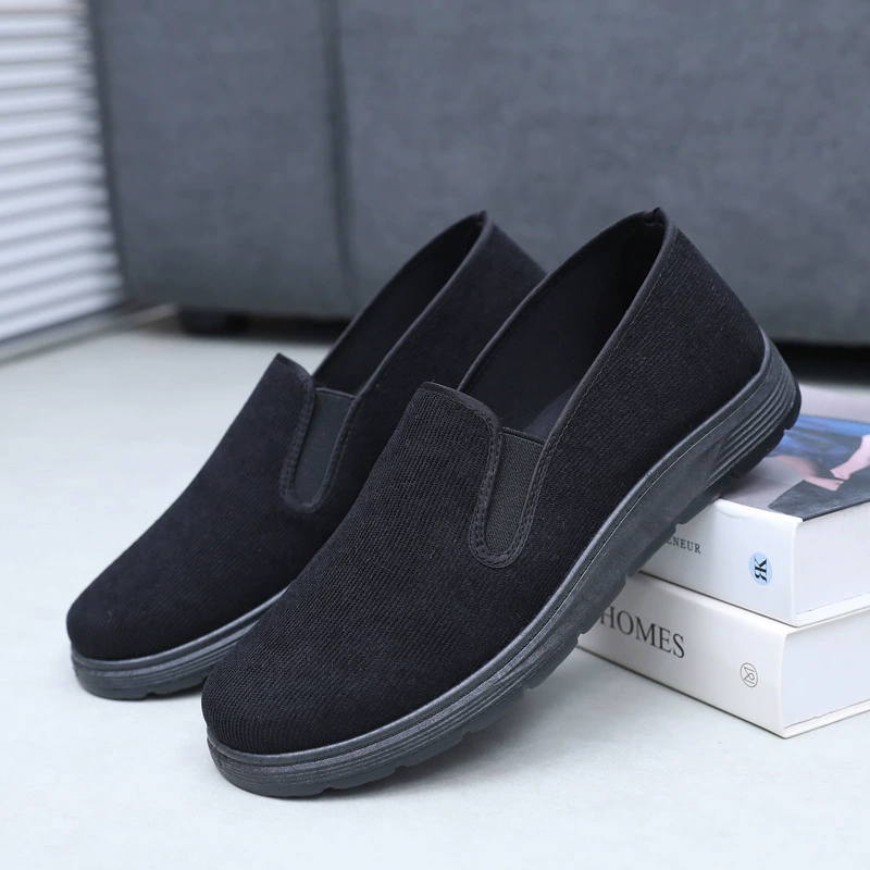 Старая пекинская обувь из ткани мужская весенняя и осенняя повседневная одиночная обувь нескользящая, износостойкая и дышащая водитель
