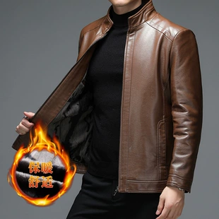 Демисезонная тёплая куртка 2021 коллекции, утеплённая, хаки/чёрная/коричневая, размеры 170–195