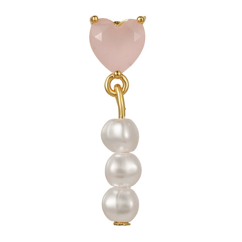 (Cross-border trading), fuchsia piercing, earrings
