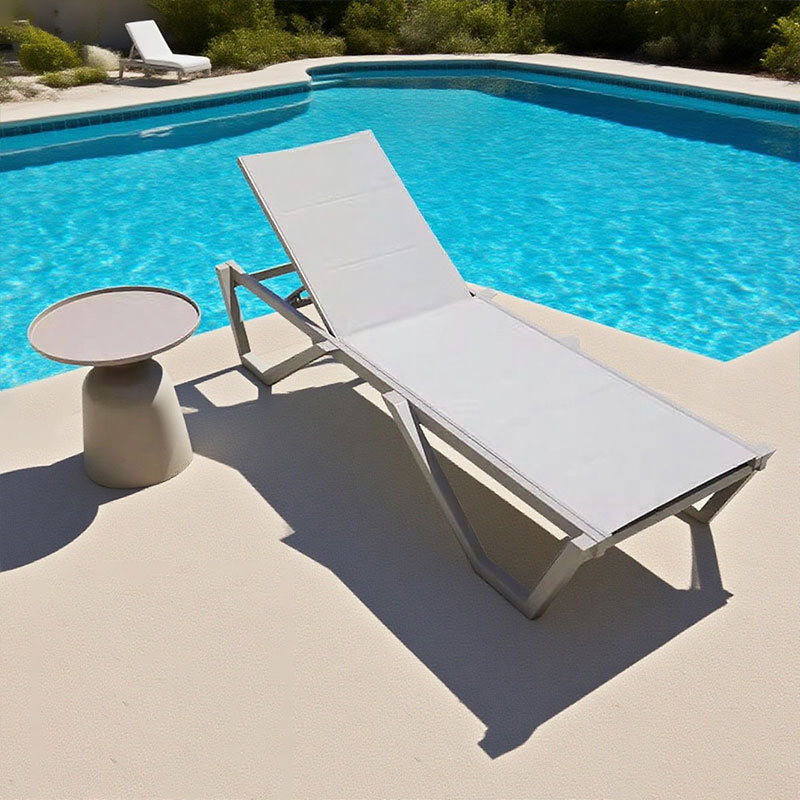 Piscina al aire libre Hotel Residencial piscina ocio sillón impermeable patio al aire libre frente al mar silla de playa al por mayor