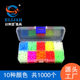 Luminous beads suit 10 colors blocking beads rock fishing sea fishing Texas 5mm Luya fishing gear supplies fishing accessories